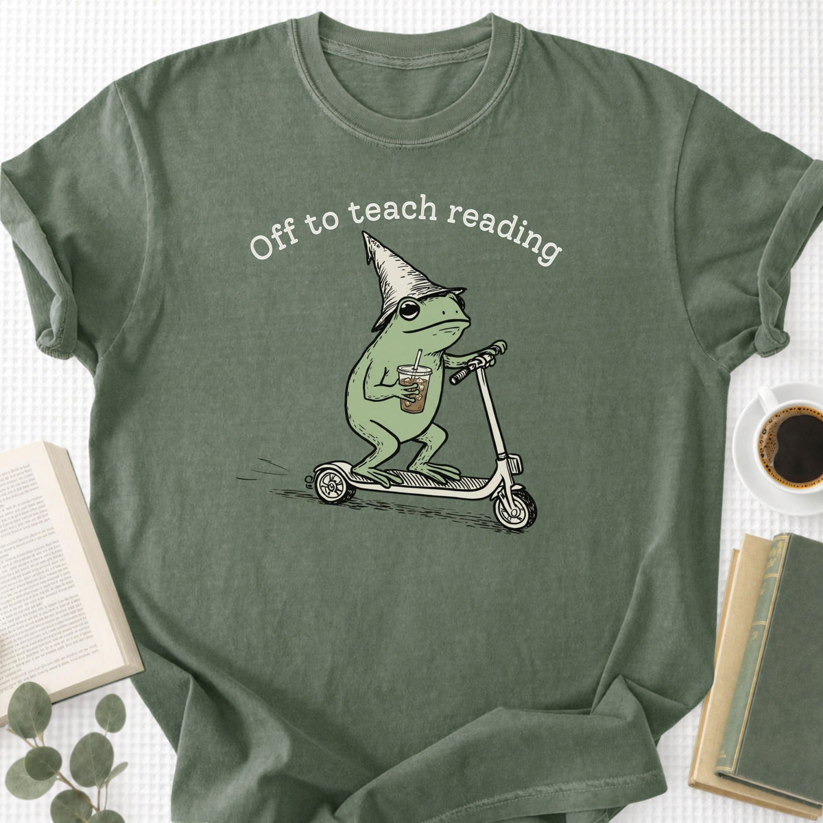 Off to teach Reading Unisex T-Shirt - Book Social Club