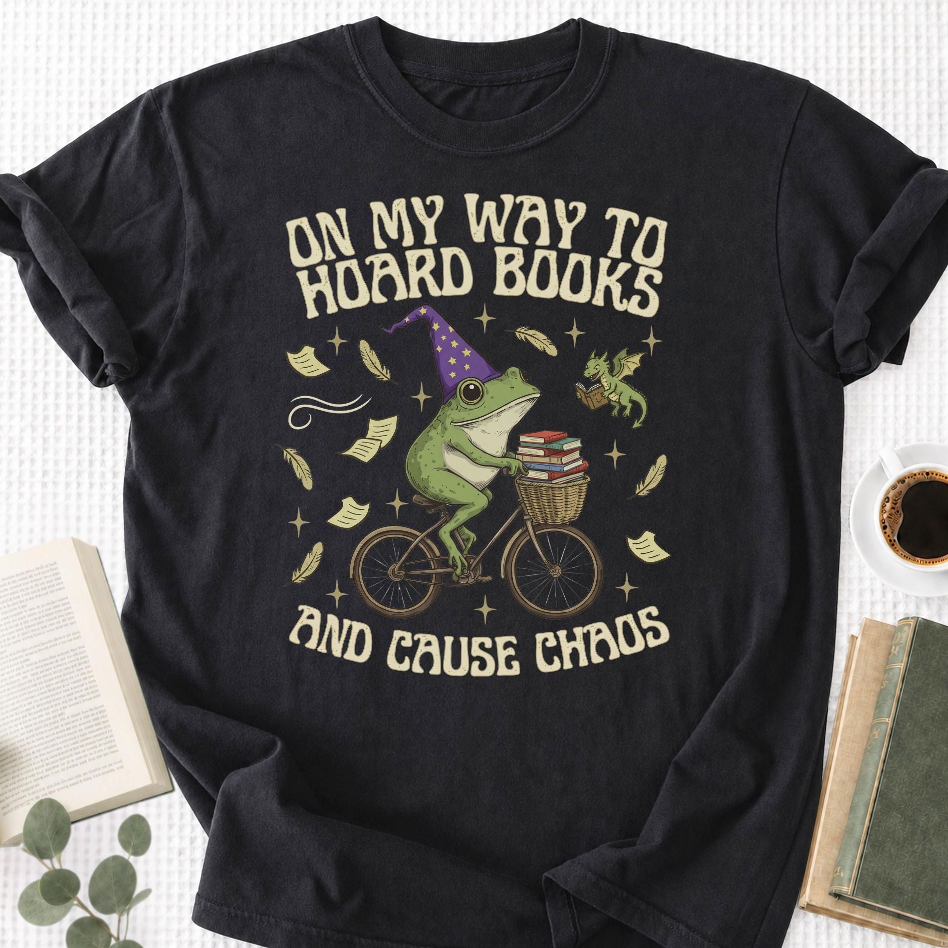 On My Way To Hoard Books Unisex T-Shirt - Book Social Club
