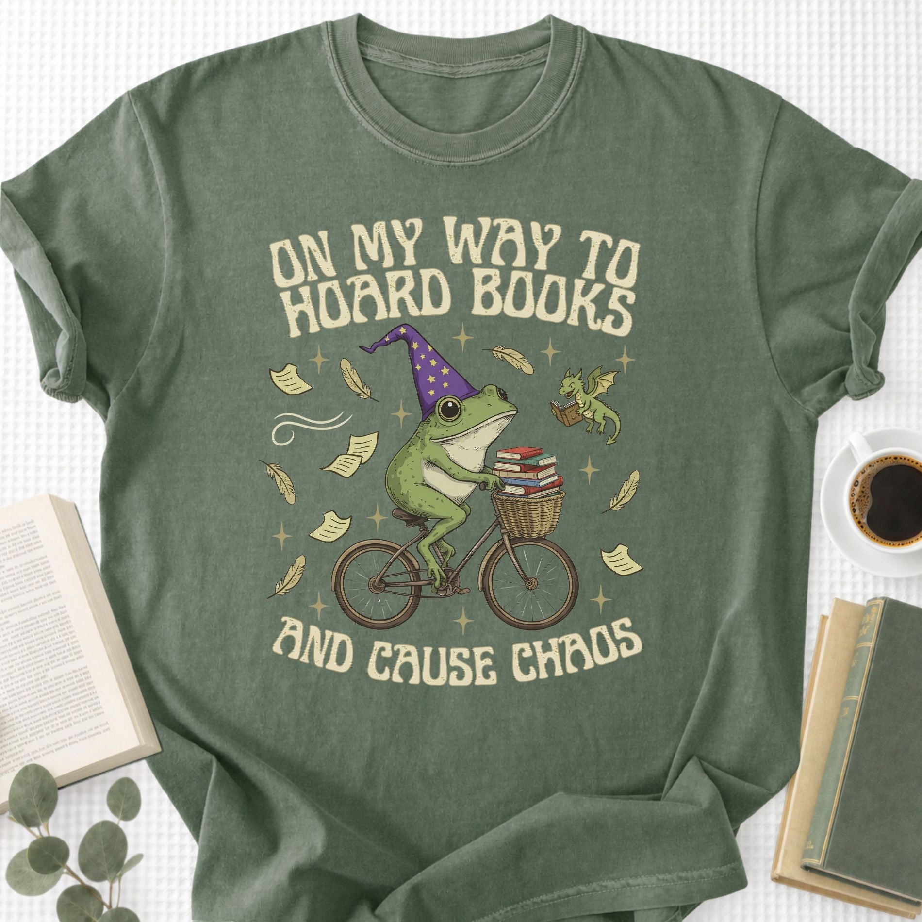 On My Way To Hoard Books Unisex T-Shirt - Book Social Club