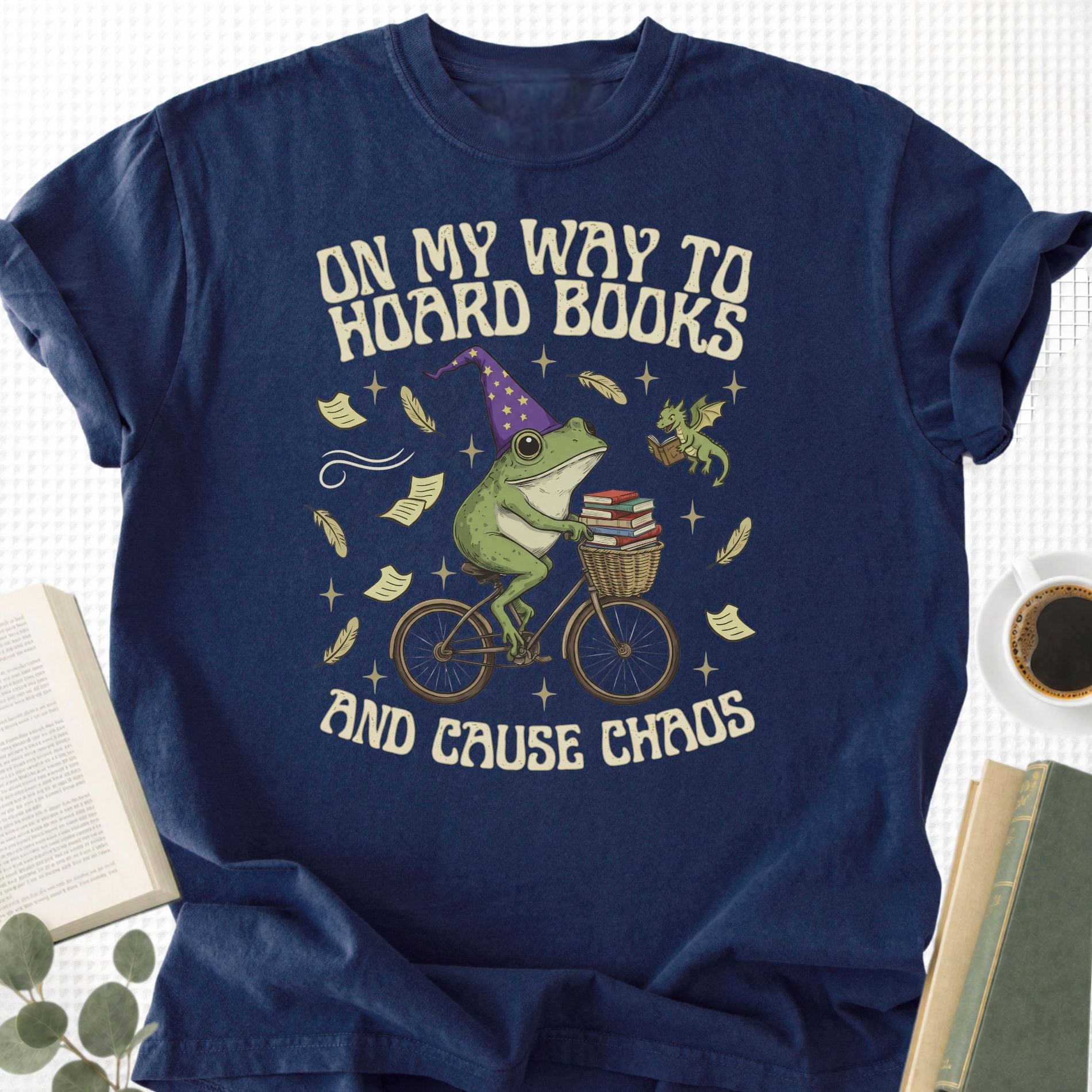 On My Way To Hoard Books Unisex T-Shirt - Book Social Club