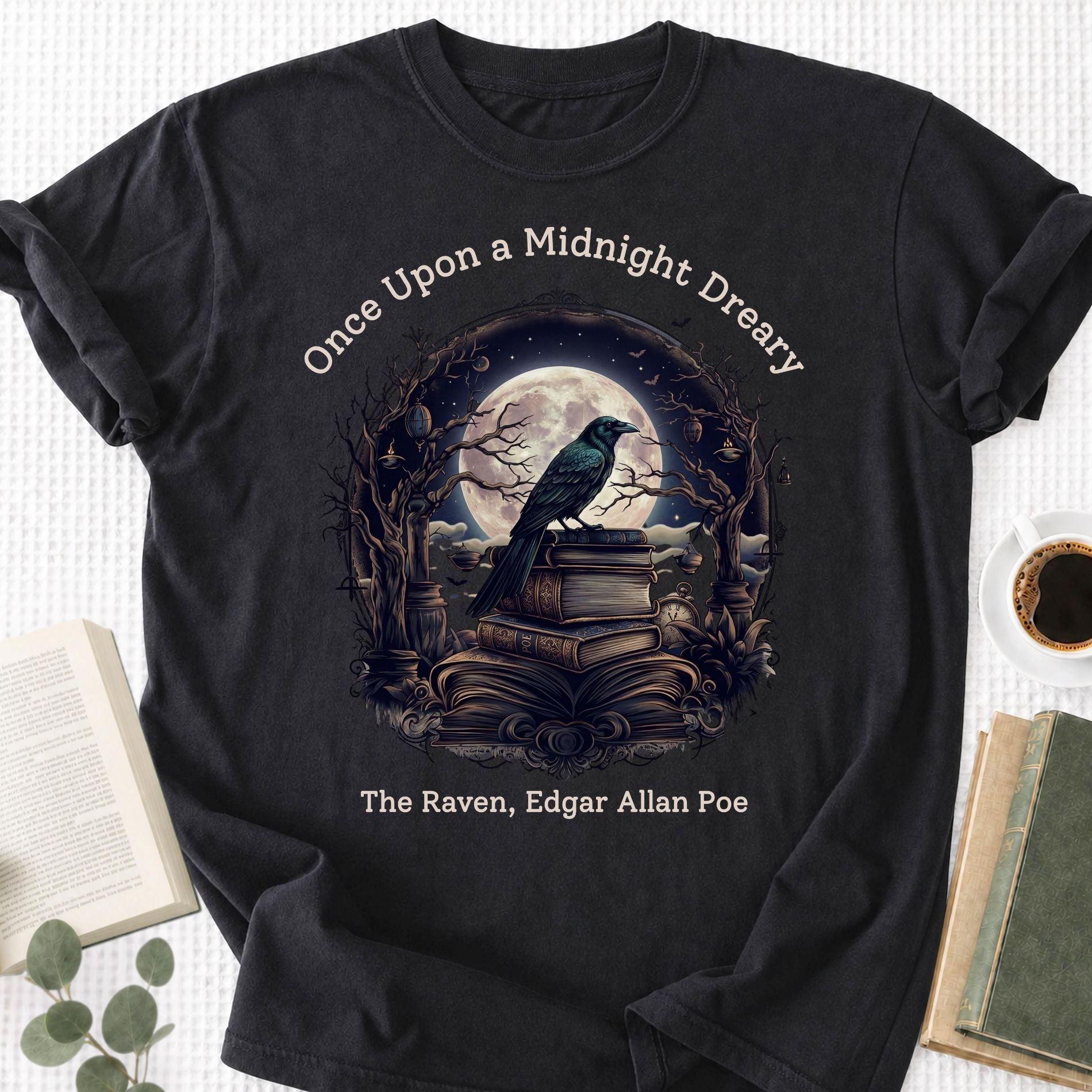 Once Upon A Midnight Dreary Unisex T-Shirt - Book Social Club