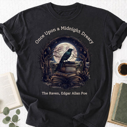Once Upon A Midnight Dreary Unisex T-Shirt - Book Social Club