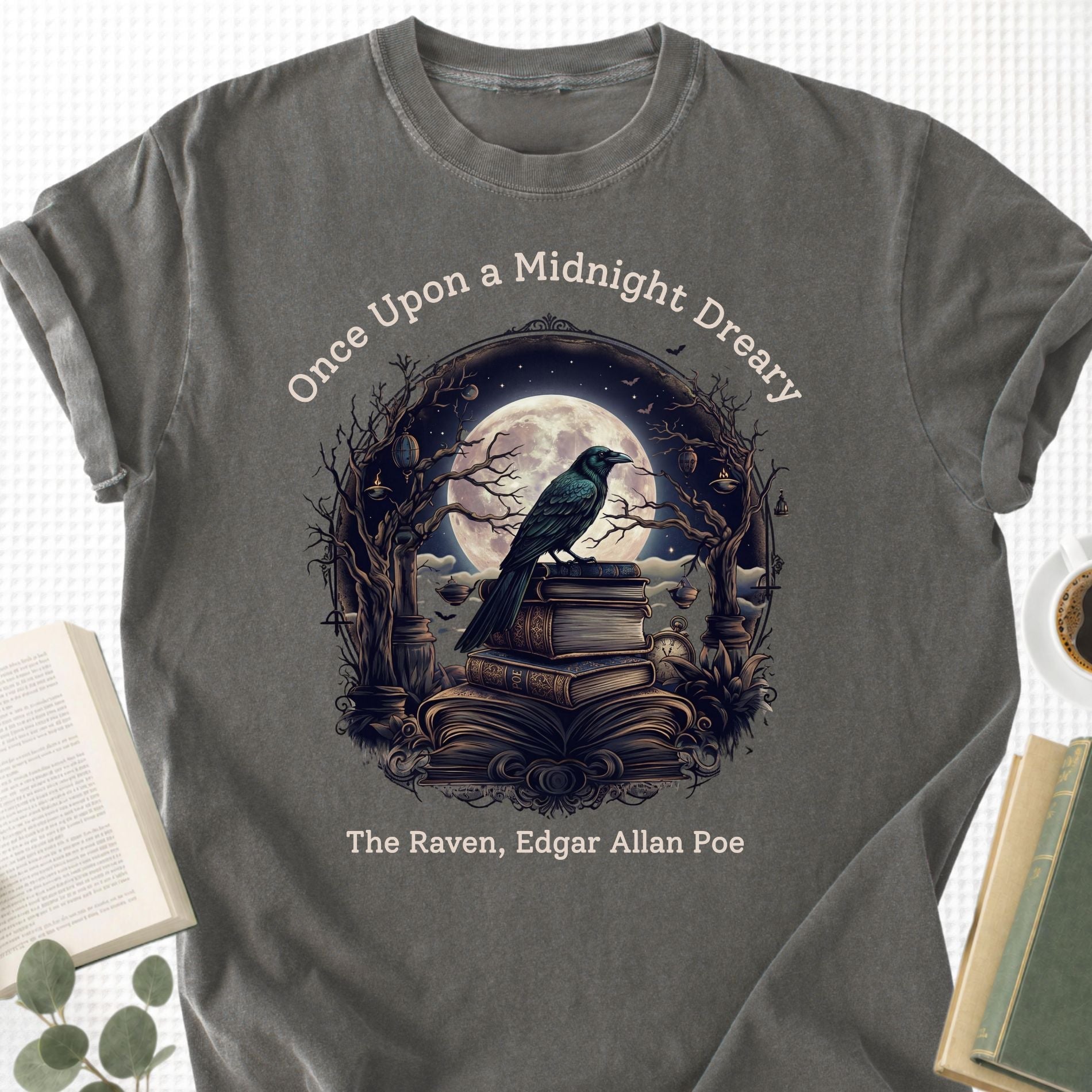 Once Upon A Midnight Dreary Unisex T-Shirt - Book Social Club
