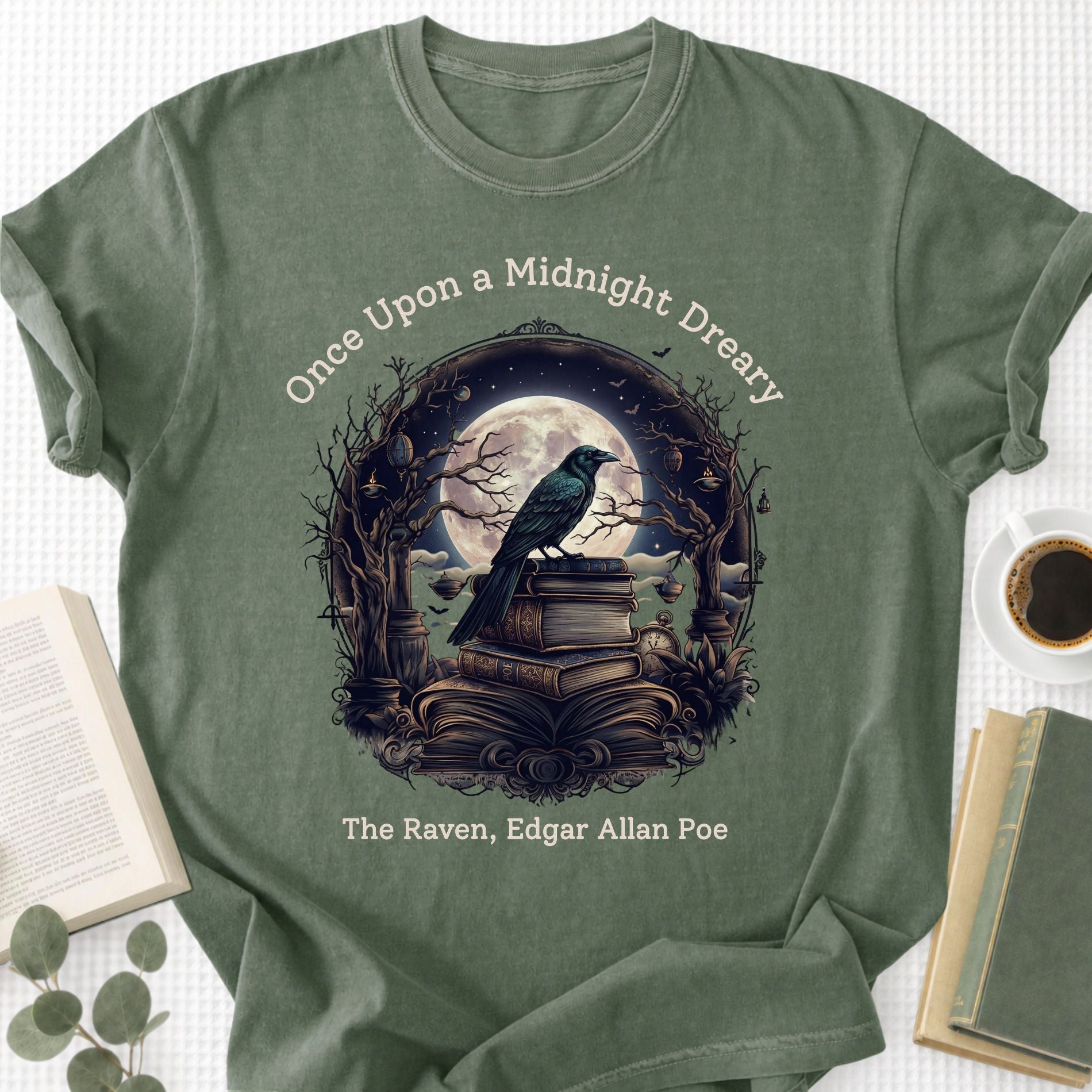 Once Upon A Midnight Dreary Unisex T-Shirt - Book Social Club