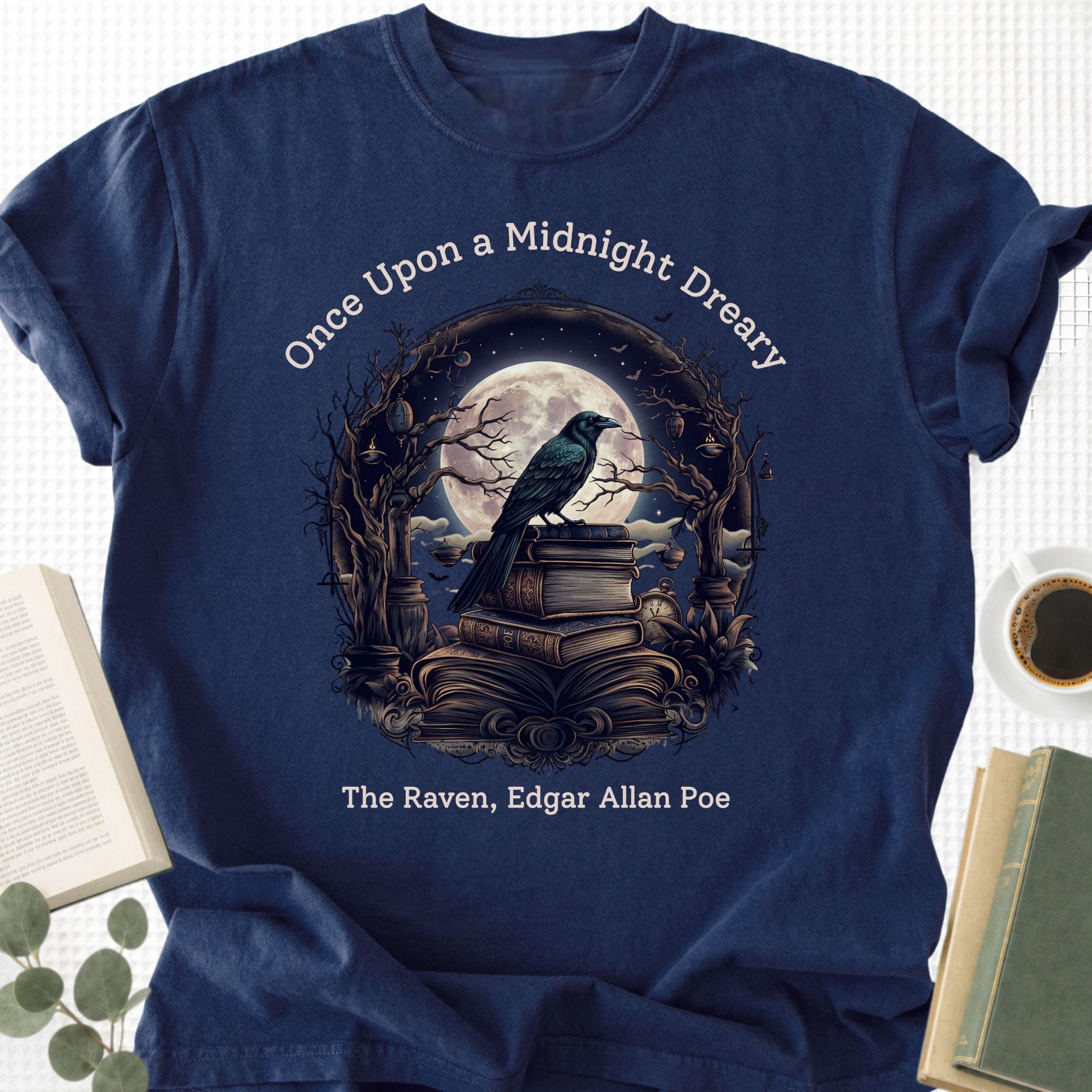 Once Upon A Midnight Dreary Unisex T-Shirt - Book Social Club