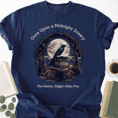 Once Upon A Midnight Dreary Unisex T-Shirt - Book Social Club