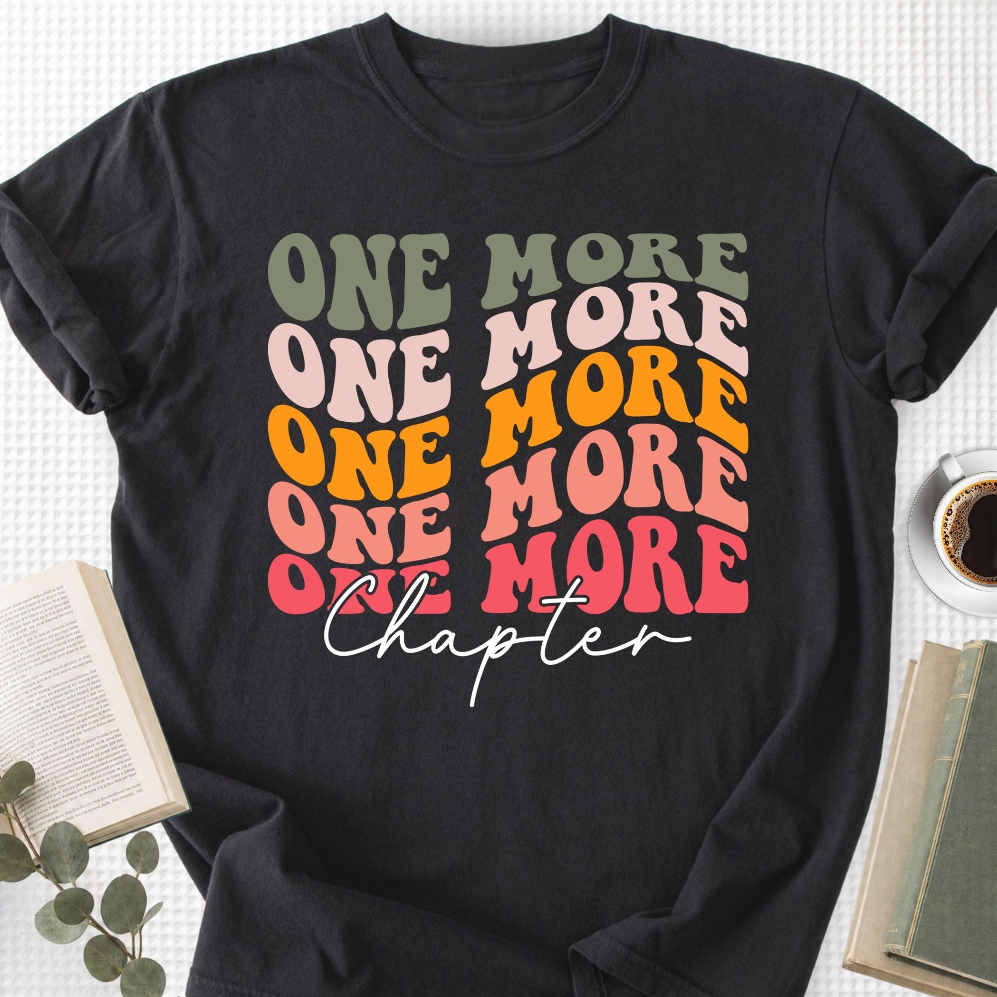 One More Chapter Retro Unisex T-Shirt - Book Social Club