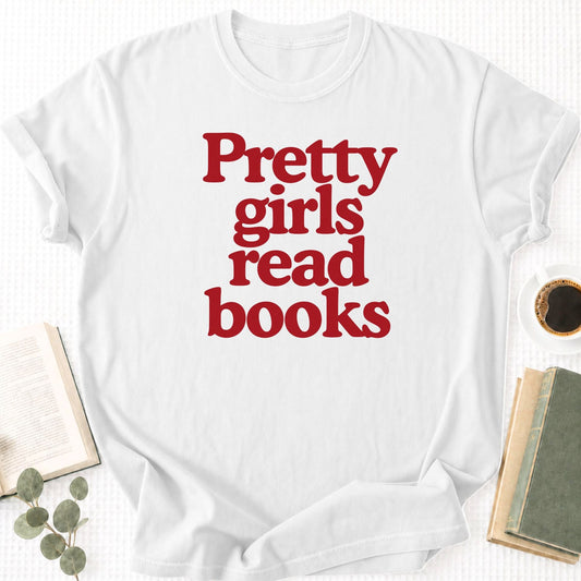 Pretty Girls Read Books Unisex T-Shirt - Book Social Club