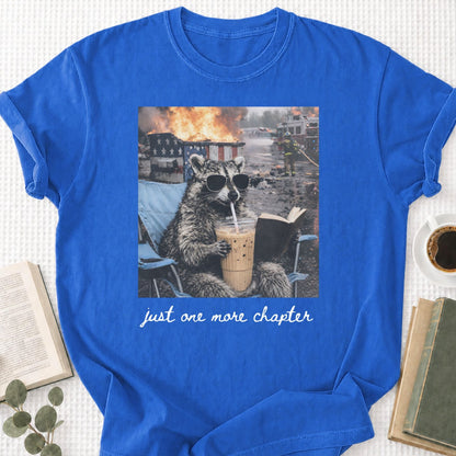 Raccoon Just One More Chapter Unisex T-Shirt - Book Social Club