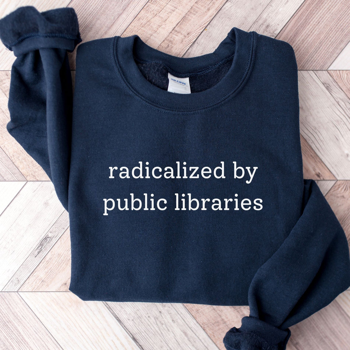 Radicalized By Public Libraries Unisex Sweatshirt - Book Social Club