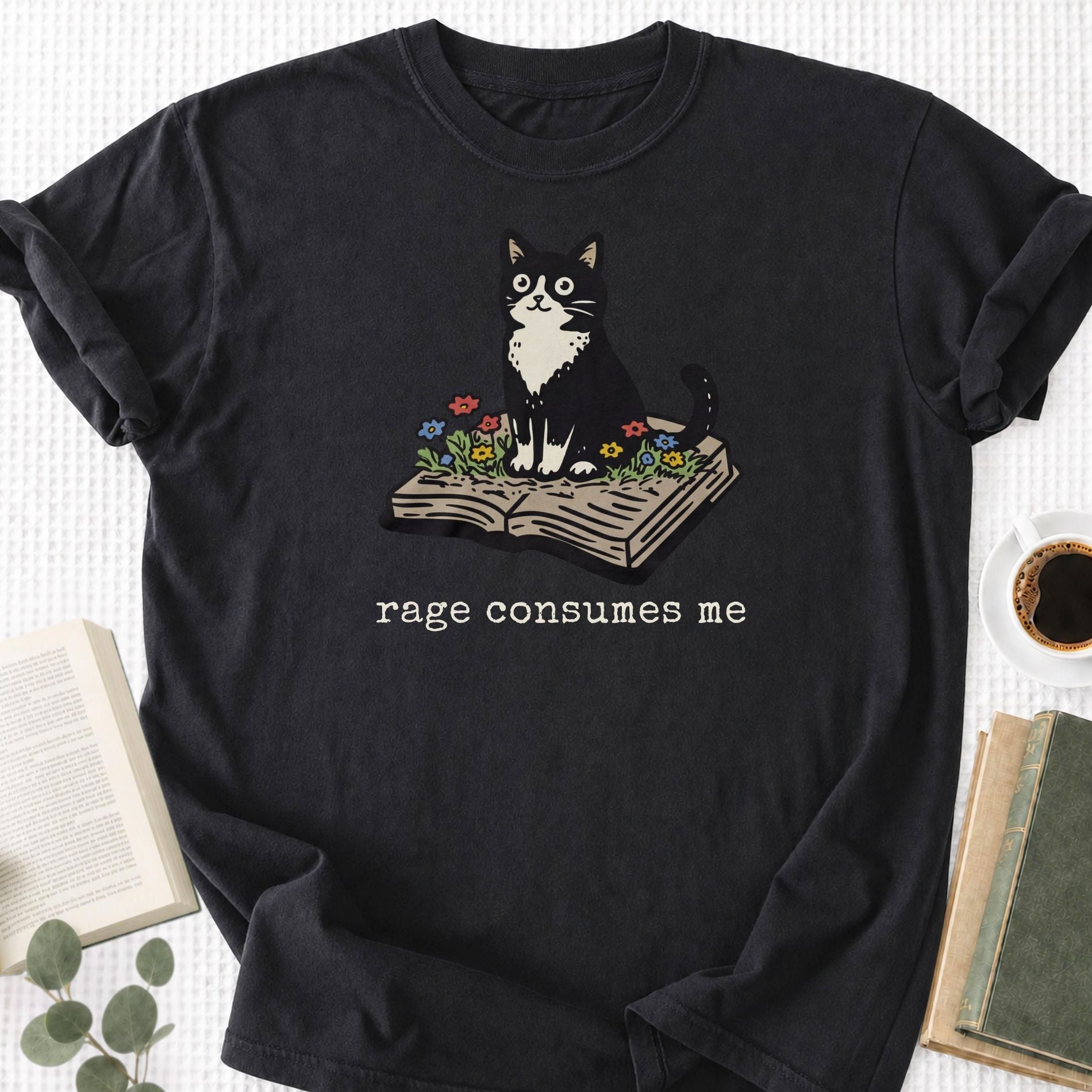 Rage Consumes Me Unisex T-Shirt - Book Social Club