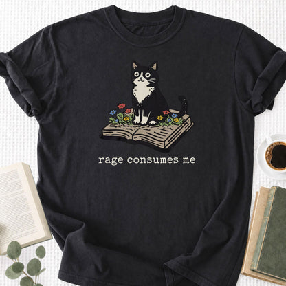 Rage Consumes Me Unisex T-Shirt - Book Social Club