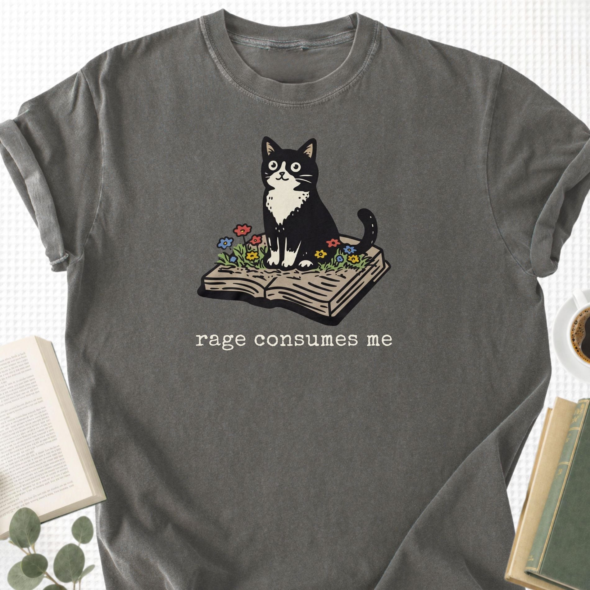 Rage Consumes Me Unisex T-Shirt - Book Social Club