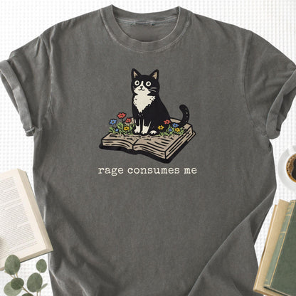 Rage Consumes Me Unisex T-Shirt - Book Social Club