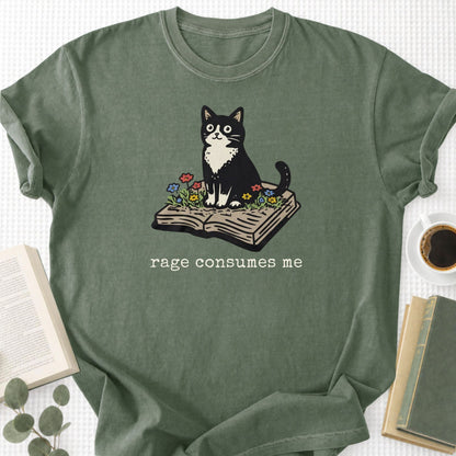 Rage Consumes Me Unisex T-Shirt - Book Social Club