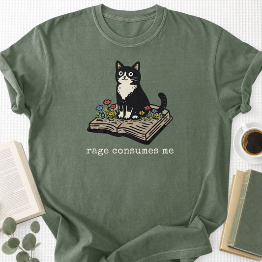 Rage Consumes Me Unisex T-Shirt - Book Social Club