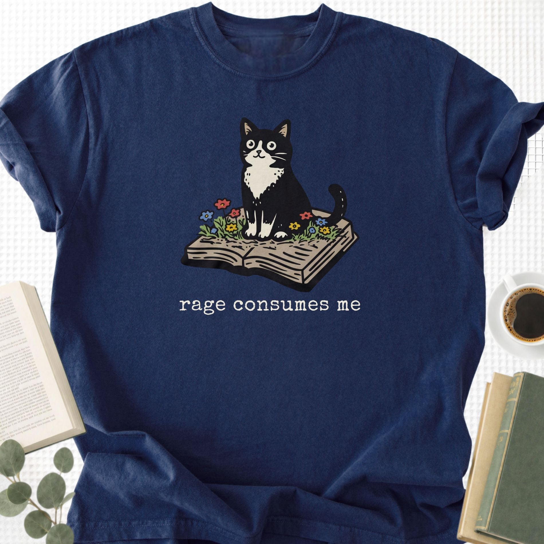 Rage Consumes Me Unisex T-Shirt - Book Social Club