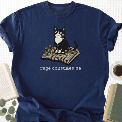 Rage Consumes Me Unisex T-Shirt - Book Social Club