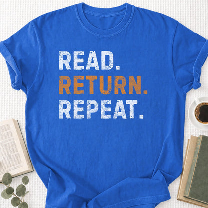 Read Return Repeat Unisex T-Shirt - Book Social Club