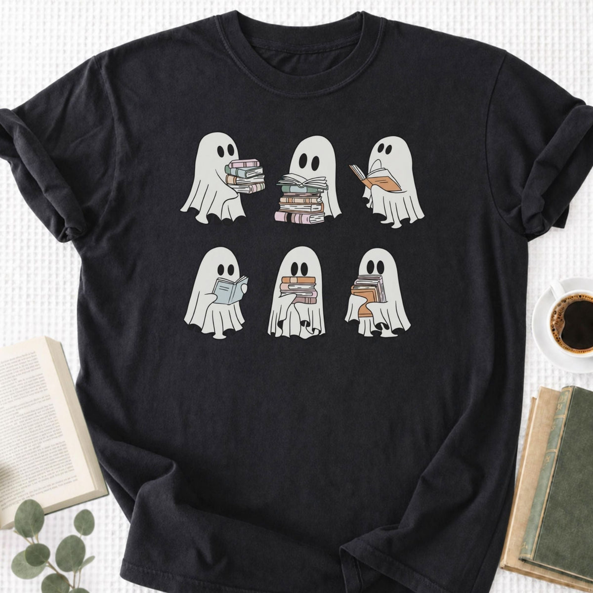 Reading Ghost Unisex T-Shirt - Book Social Club