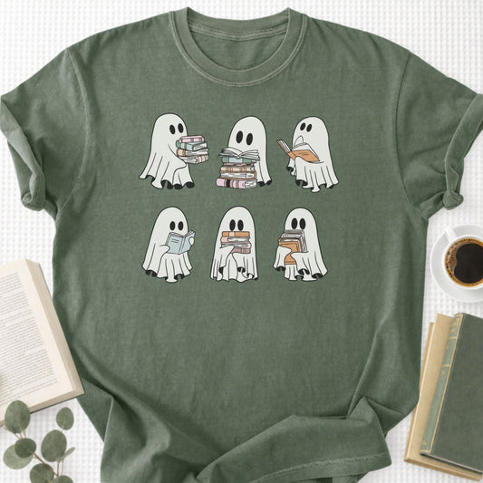 Reading Ghost Unisex T-Shirt - Book Social Club