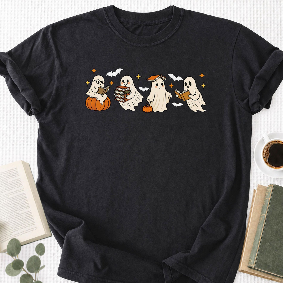 Reading Ghosts Unisex T-Shirt - Book Social Club