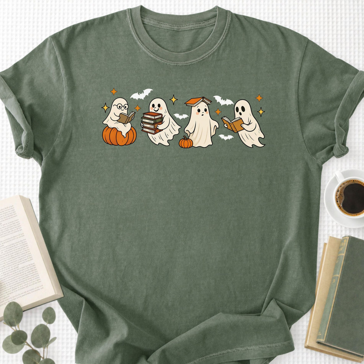 Reading Ghosts Unisex T-Shirt - Book Social Club