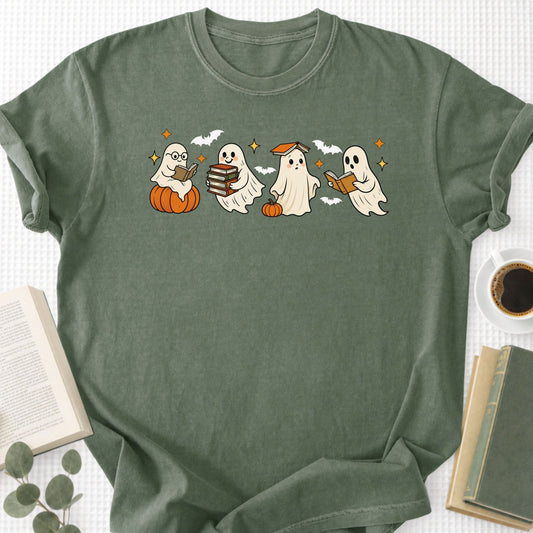 Reading Ghosts Unisex T-Shirt - Book Social Club