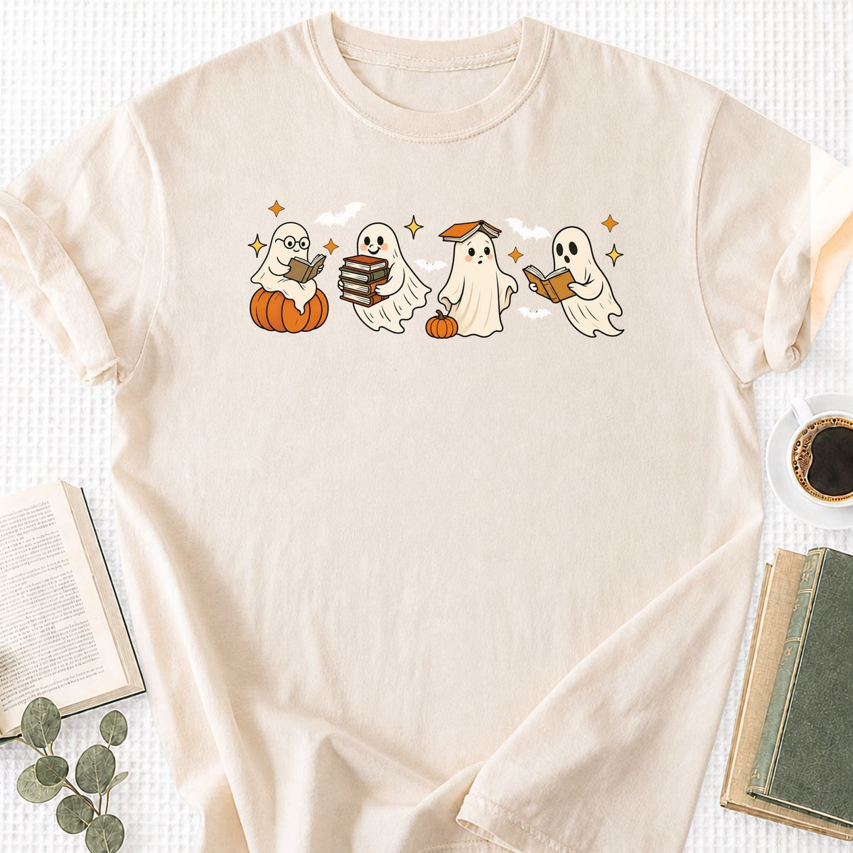 Reading Ghosts Unisex T-Shirt - Book Social Club