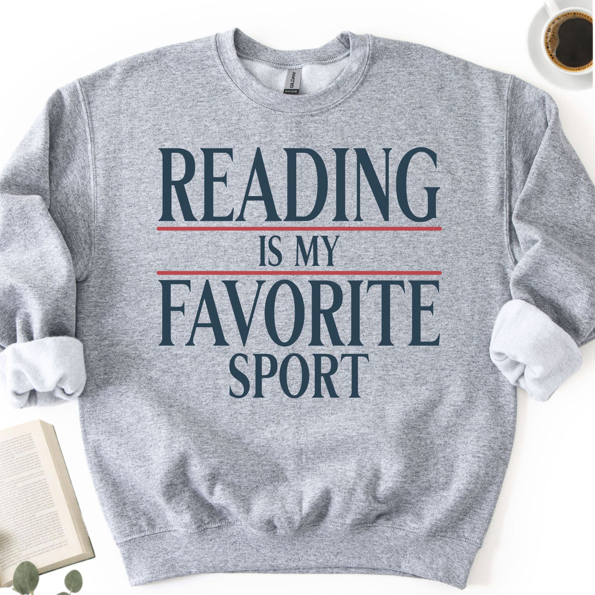 Reading is My Favorite Sport Unisex Sweatshirt - Book Social Club