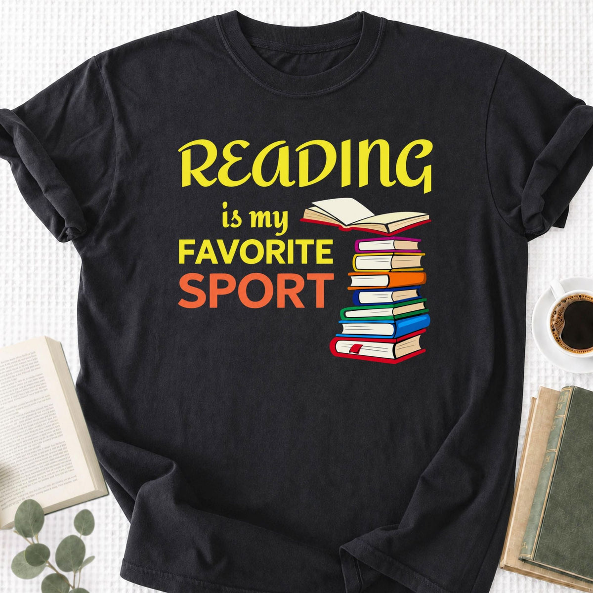 Reading Is My Favorite Sport Unisex T-Shirt - Book Social Club
