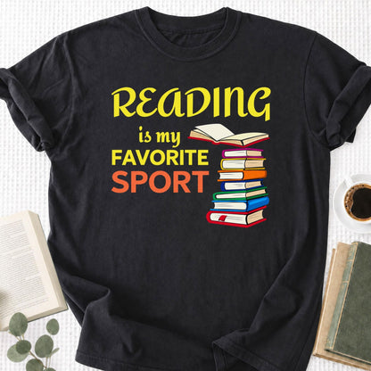 Reading Is My Favorite Sport Unisex T-Shirt - Book Social Club