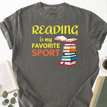 Reading Is My Favorite Sport Unisex T-Shirt - Book Social Club