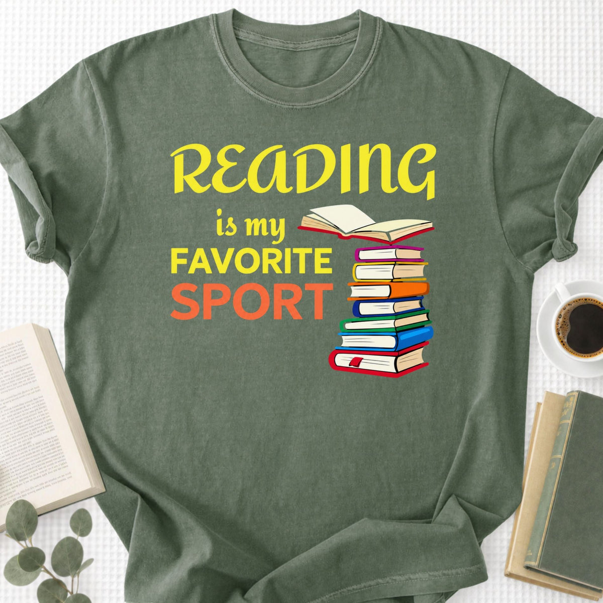 Reading Is My Favorite Sport Unisex T-Shirt - Book Social Club