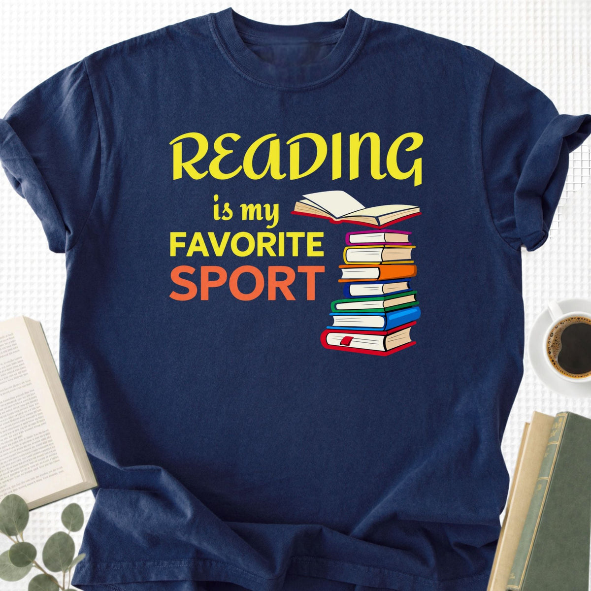 Reading Is My Favorite Sport Unisex T-Shirt - Book Social Club