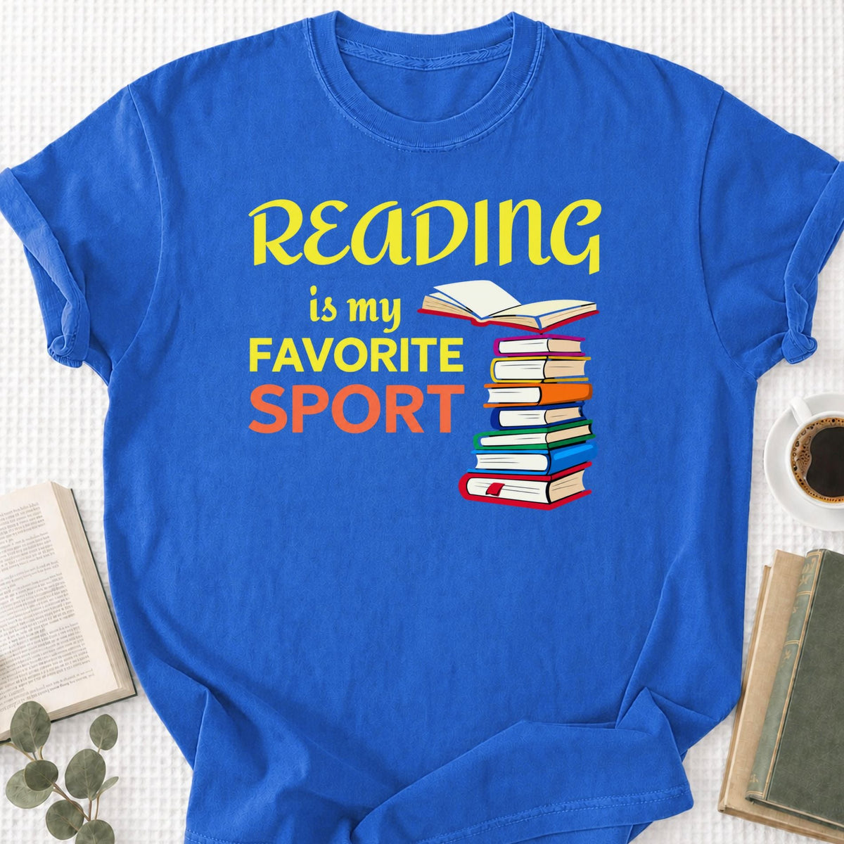 Reading Is My Favorite Sport Unisex T-Shirt - Book Social Club