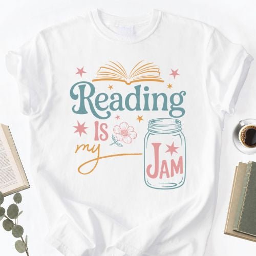 Reading Is My Jam Unisex T-Shirt, Book Lover Gift for Readers - Book Social Club