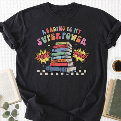 Reading Is My Superpower Unisex T-Shirt - Book Social Club