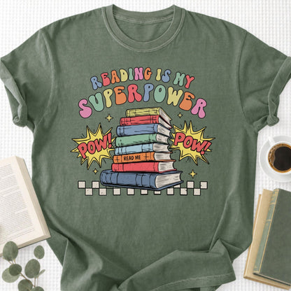 Reading Is My Superpower Unisex T-Shirt - Book Social Club