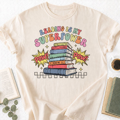 Reading Is My Superpower Unisex T-Shirt - Book Social Club