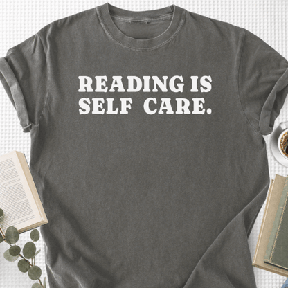 Reading Is Self Care Retro Unisex T-Shirt, Bookworm Shirt - Book Social Club