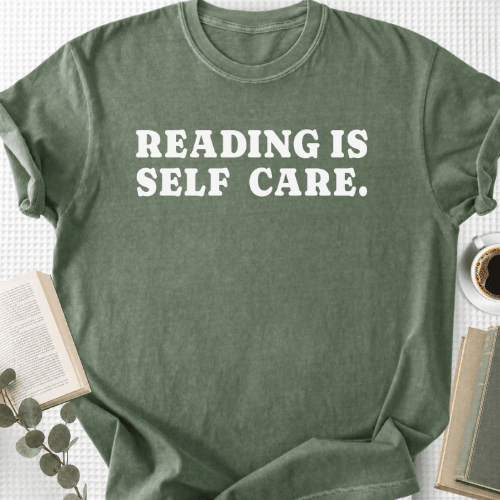 Reading Is Self Care Retro Unisex T-Shirt, Bookworm Shirt - Book Social Club