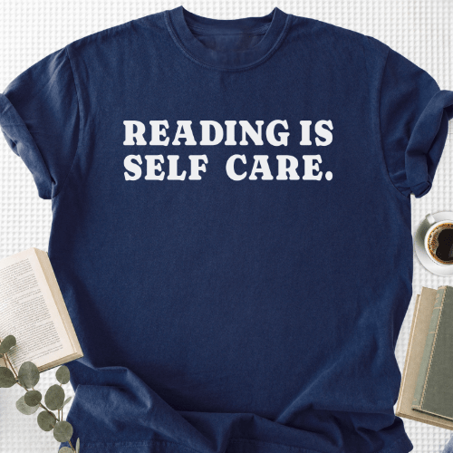 Reading Is Self Care Retro Unisex T-Shirt, Bookworm Shirt - Book Social Club