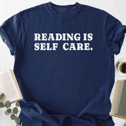 Reading Is Self Care Retro Unisex T-Shirt, Bookworm Shirt - Book Social Club