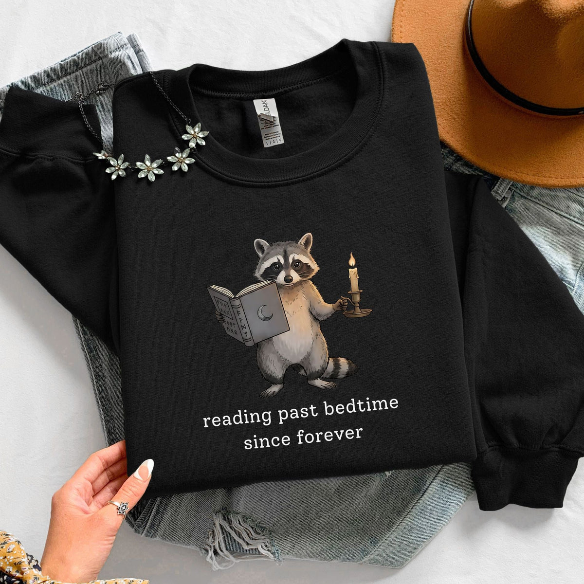 Reading Past Bedtime Since Forever Unisex Sweatshirt - Book Social Club