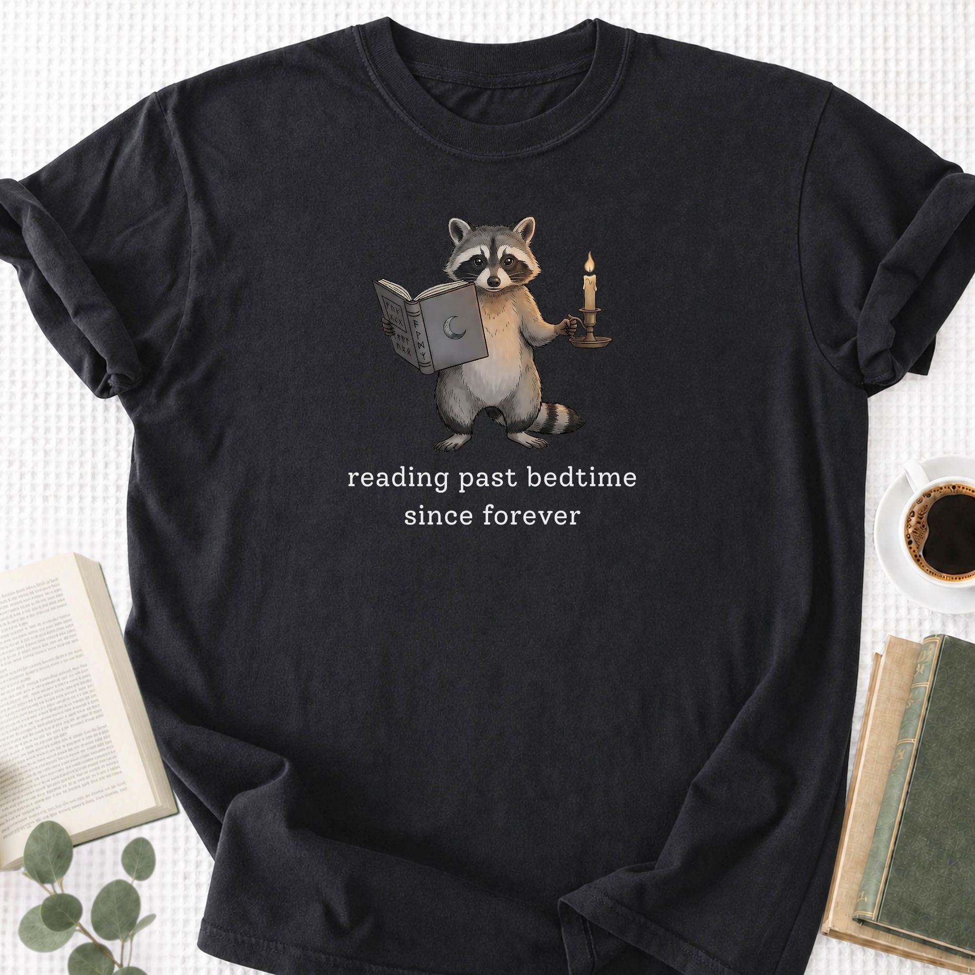 Reading Past Bedtime Since Forever Unisex T-Shirt - Book Social Club