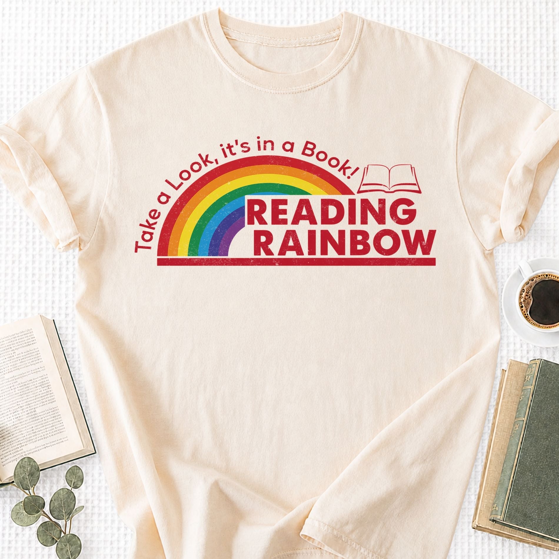 Reading Rainbow Unisex T-Shirt - Book Social Club