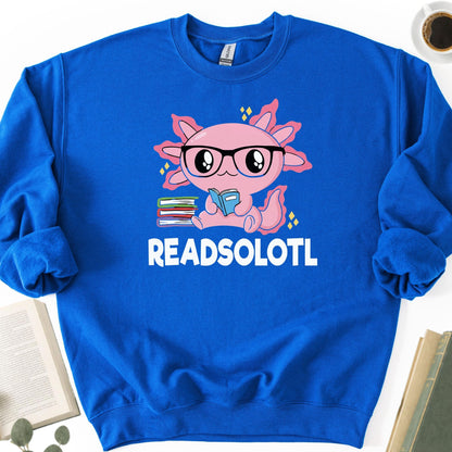 Readsalotl Axolotl Unisex Sweatshirt - Book Social Club
