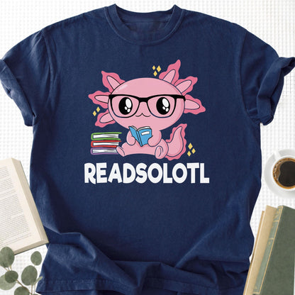 Readsalotl Axolotl Unisex T-Shirt - Book Social Club