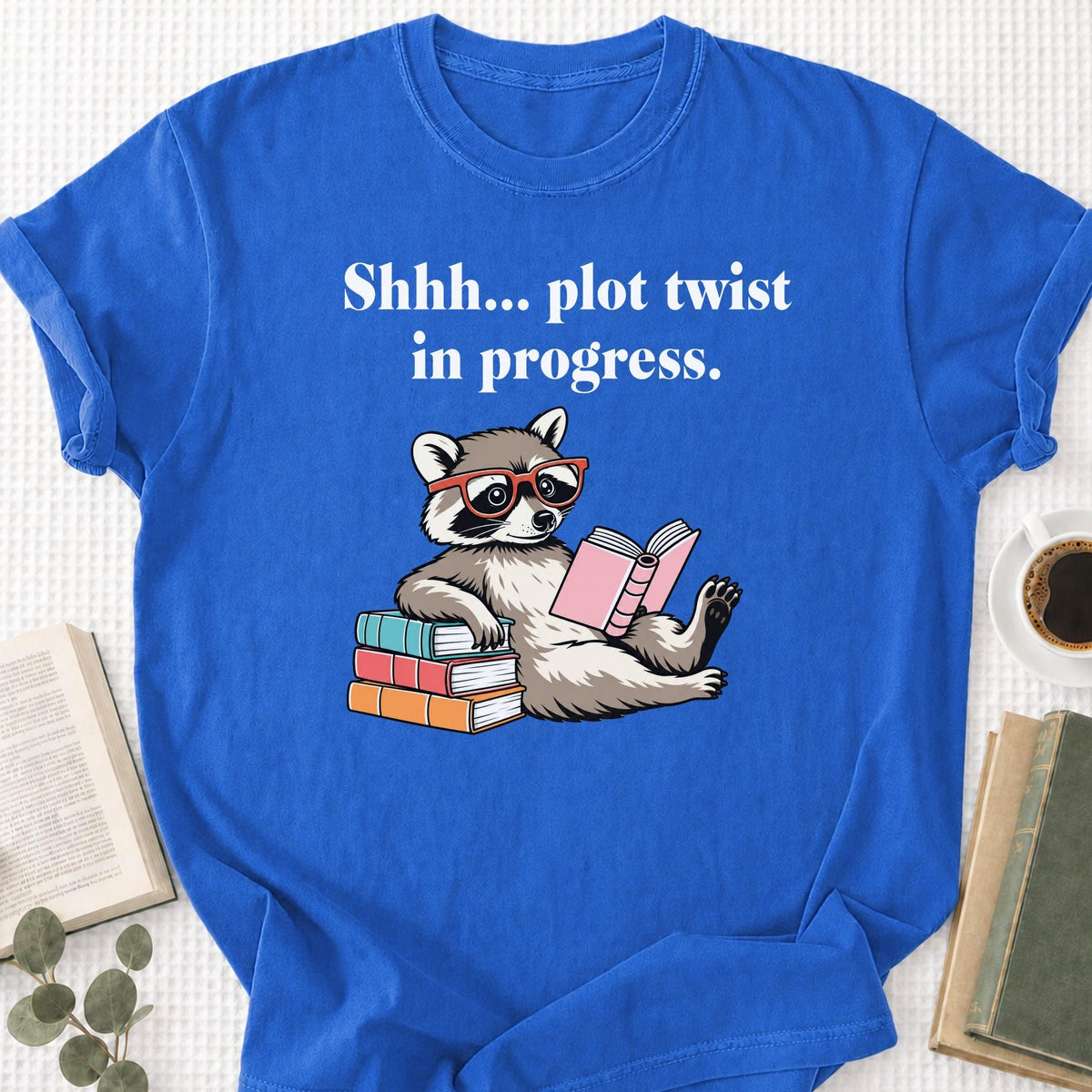 Shhh... Plot Twist In Progress Unisex T-Shirt - Book Social Club